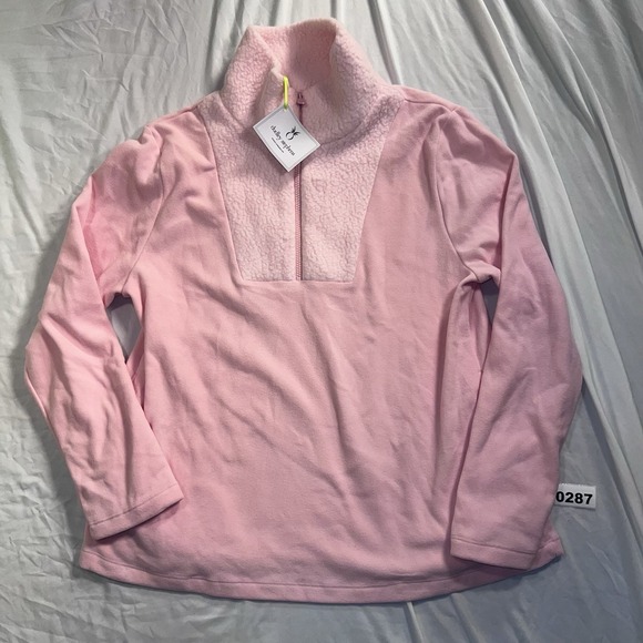 Dudley Stephens Tops - Dudley Stephens Women's Quarter Zip Fleece Pullover Sz XL